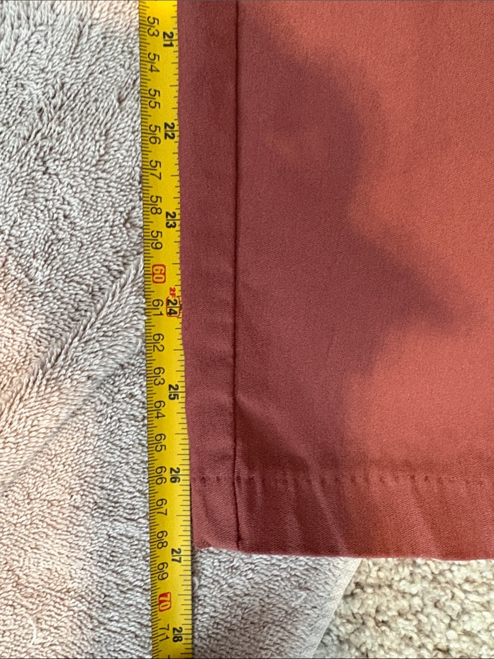 Women's Violets & Roses Mid Rise Slim Trousers Dusty Rose Size 10 Inseam 28 - Picture 12 of 12